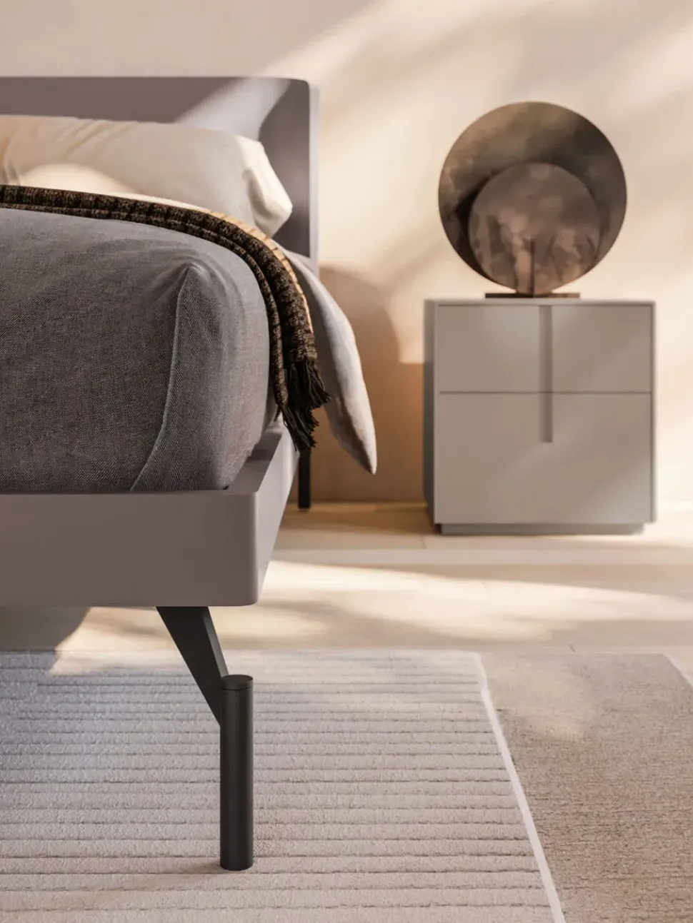 Letto Letto matrimoniale modello aura Orme SCONTATO a PREZZI OUTLET