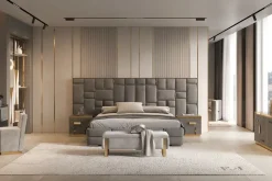 Letto Letto maxi velluto acciaio  di Md work scontato del 31%