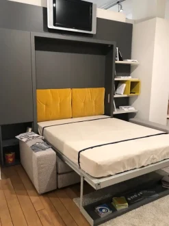 Letto matrimoniale a scomparsa Clei -promozione per nuova apertura punto vendita Clei a prezzo scontato