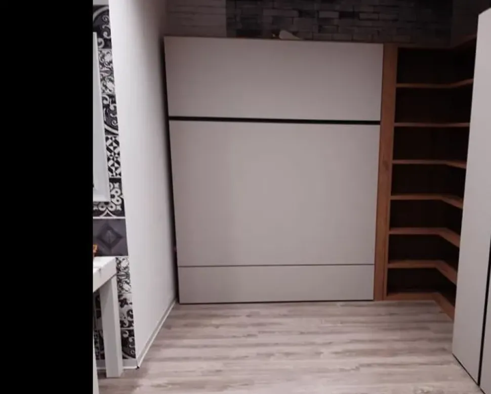 Letto matrimoniale a scomparsa Letto a scomparsa nori tortora Artigianale a prezzo ribassato