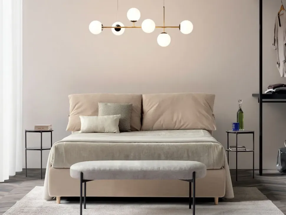 Letto matrimoniale Ambra Nefi con uno sconto del 50%