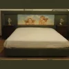 Letto matrimoniale con affresco dipinto a mano scontato del -60%