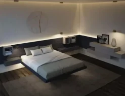 Letto matrimoniale con contenitore Sorvolo Fimar a prezzo ribassato