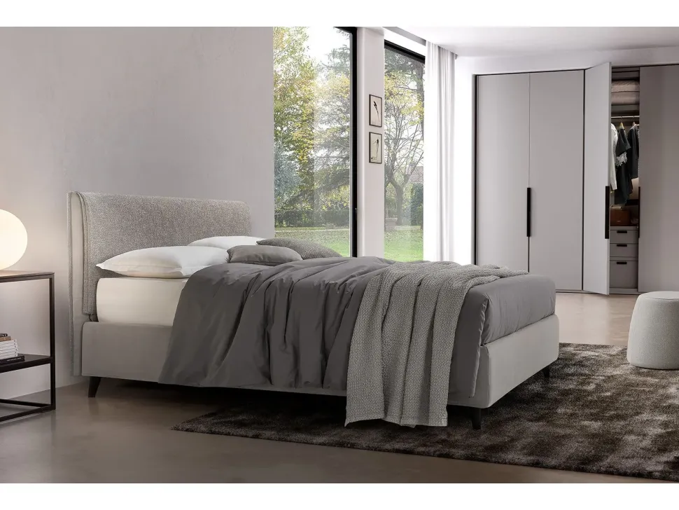 Letto matrimoniale con contenitore Dionisio * Rosini a prezzo ribassato