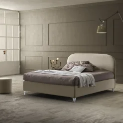 Letto matrimoniale con contenitore Bianca a prezzo riservato