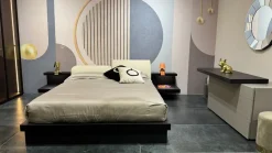 Letto matrimoniale con contenitore Morfeo Tomasella a prezzo ribassato