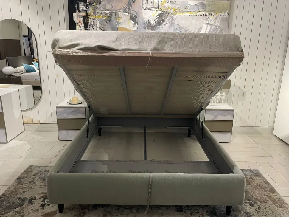 Letto matrimoniale con contenitore Osaka Noctis a prezzo scontato