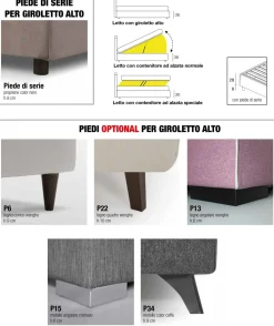 Letto matrimoniale con contenitore Fox Salvetti a prezzo scontato