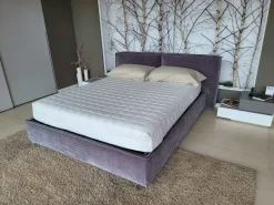 Letto matrimoniale con contenitore Flann 2.0 Ditre italia a prezzo scontato