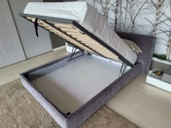 Letto matrimoniale con contenitore Flann 2.0 Ditre italia a prezzo scontato