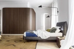 Letto matrimoniale con gambe Tuftè Novamobili a prezzo scontato