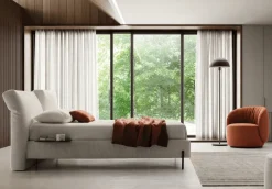 Letto matrimoniale con gambe Duo Le comfort a prezzo ribassato