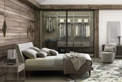 Letto matrimoniale con gambe Metropolitan Le comfort a prezzo scontato