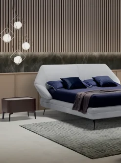 Letto matrimoniale con gambe Origami Novaluna a prezzo ribassato