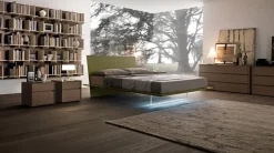 Letto matrimoniale con gambe Letto plana Presotto a prezzo ribassato