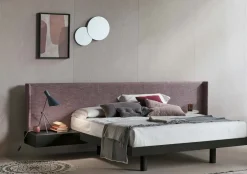 Letto matrimoniale con giroletto Fuji Artigianale a prezzo scontato