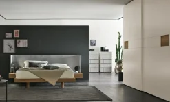 Letto matrimoniale con giroletto Fuji Artigianale a prezzo scontato