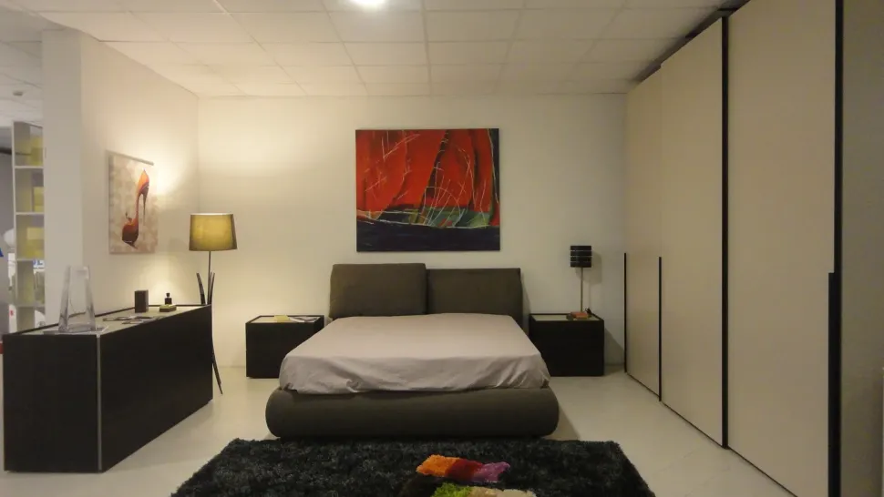 Letto matrimoniale con giroletto Malou Bontempi casa a prezzo ribassato