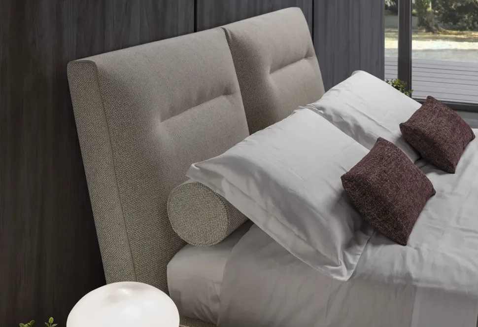 Letto matrimoniale con giroletto Kensington Golden night a prezzo scontato