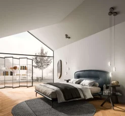 Letto matrimoniale con giroletto Romance Ozzio a prezzo scontato