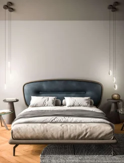 Letto matrimoniale con giroletto Romance Ozzio a prezzo scontato