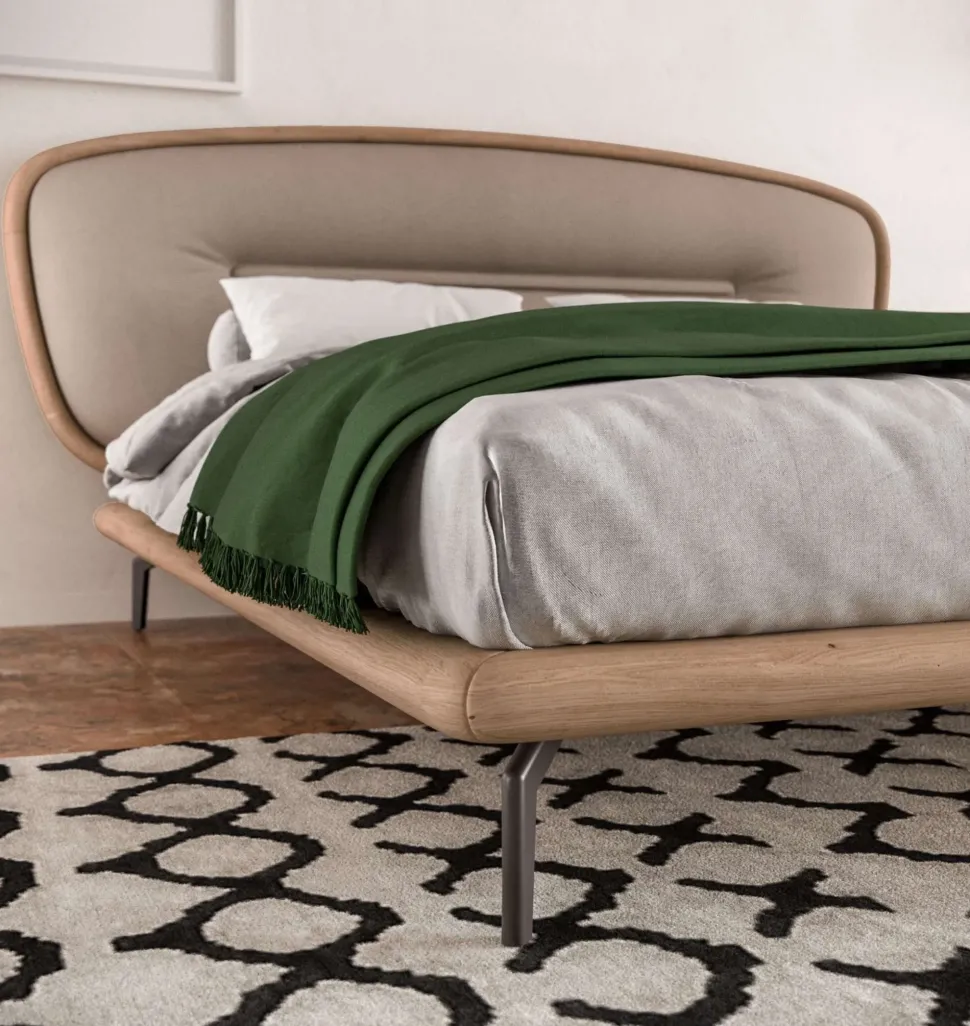 Letto matrimoniale con giroletto Romance Ozzio a prezzo scontato