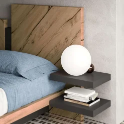 Letto matrimoniale con giroletto Nazarè Ozzio a prezzo scontato