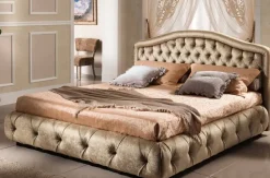 Letto matrimoniale con giroletto Letto velluto 180x200 o 160x200 principato di monaco  Md work a prezzo scontato