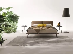 Letto matrimoniale con giroletto Kanaha Ditre italia a prezzo ribassato