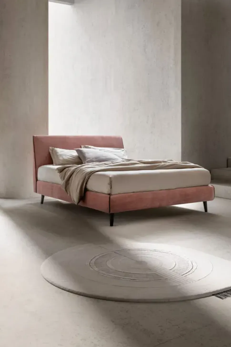 Letto matrimoniale con giroletto Time Bside a prezzo ribassato