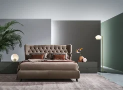 Letto matrimoniale con giroletto Tommy a prezzo riservato