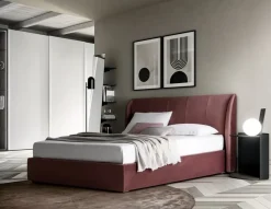 Letto matrimoniale con piedini Scirocco Santalucia a prezzo scontato