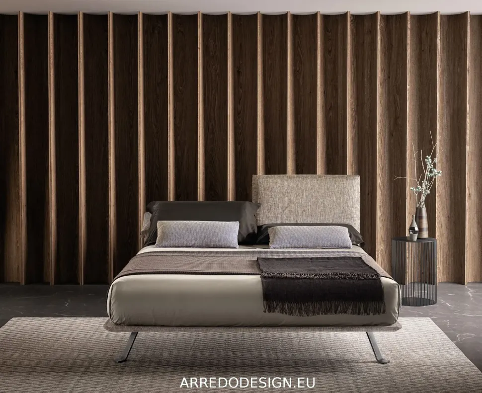 Letto matrimoniale con piedini Just * Samoa a prezzo ribassato