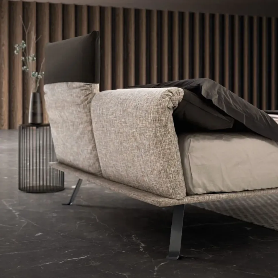 Letto matrimoniale con piedini Just * Samoa a prezzo ribassato