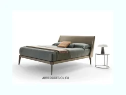 Letto matrimoniale con piedini Elettra Rosini a prezzo ribassato