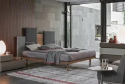 Letto matrimoniale con piedini Skyline elegance  a prezzo riservato