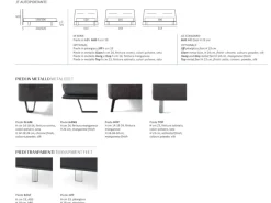 Letto matrimoniale con piedini Jt Samoa a prezzo scontato