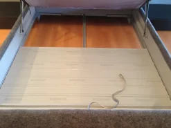 Letto matrimoniale design Topazio Bontempi a prezzo scontato