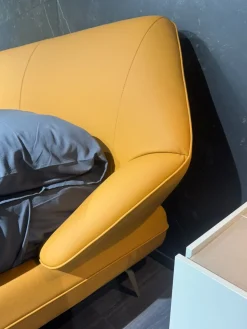 Letto matrimoniale design Origami Novaluna a prezzo scontato