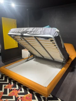 Letto matrimoniale design Origami Novaluna a prezzo scontato