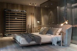 Letto matrimoniale design Noctis Henge a prezzo scontato