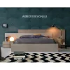 Letto matrimoniale design Hug * Giellesse a prezzo ribassato