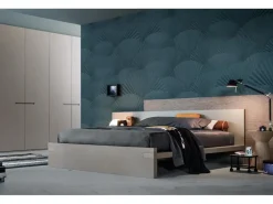 Letto matrimoniale design Hug * Giellesse a prezzo ribassato