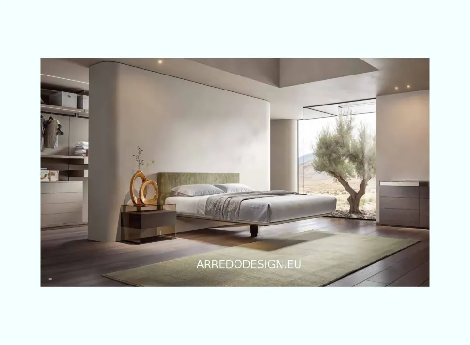 Letto matrimoniale design Cloud Veneran a prezzo ribassato