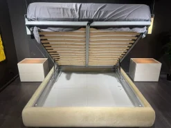 Letto matrimoniale design Tamigi Novaluna a prezzo scontato