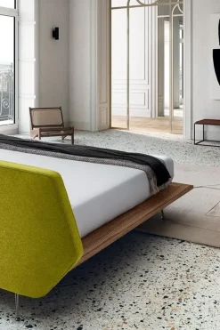 Letto matrimoniale design Taipei wood Felis a prezzo ribassato