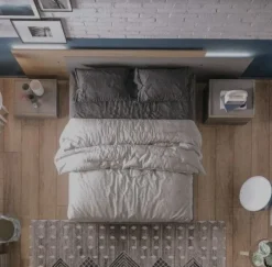 Letto matrimoniale design Dama Santalucia a prezzo ribassato