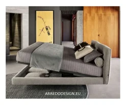 Letto matrimoniale design Book Twils a prezzo ribassato