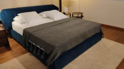 Letto matrimoniale design New york box Saba a prezzo scontato