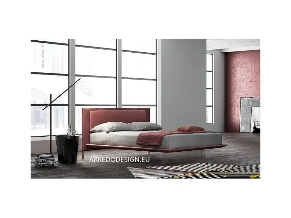 Letto matrimoniale design Frame * Biba salotti a prezzo scontato